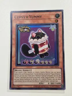 Yugioh Asian English Cupsy Yummy DBJH-AE016 Super rare Near Mint - Image 3
