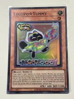 Yugioh Asian English Lollipo Yummy DBJH-AE018 Super rare Near Mint - Image 2