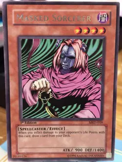 Yugioh Metal Raiders #MRD-019 Masked Sorcerer 1st Edition NM - Image 1