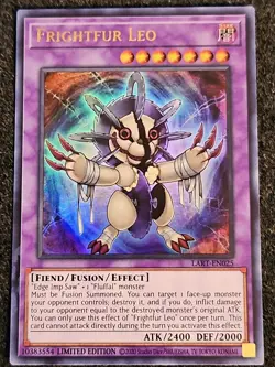 Yugioh - Frightfur Leo LART-EN025 Limited Edition Ultra Rare Lost Art NM - Image 1