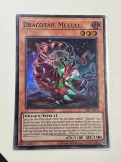 Yugioh Asian English Dracotail Mululu DUAD-AE005 Super rare Near Mint - Image 1