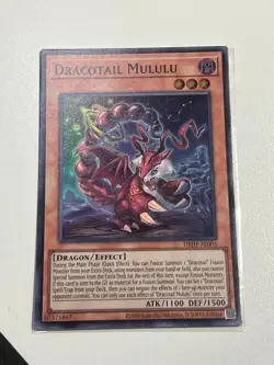 Yugioh Asian English Dracotail Mululu DUAD-AE005 Super rare Near Mint - Image 2