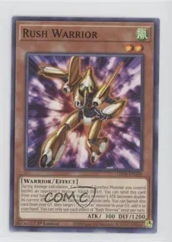 Rush Warrior 1st Ed. YuGiOh Legendary Duelists: Synchro Storm #LED8-EN050 - Image 1