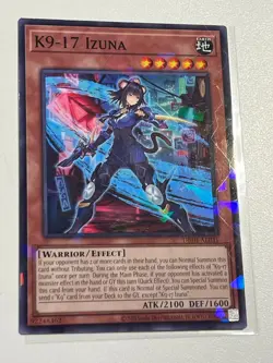 Yugioh Asian English K9-17 Izuna DBJH-AE031 Parallel rare NM - Image 2