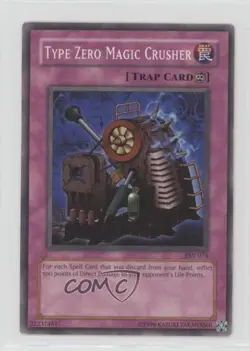 Type Zero Magic Crusher Unlimited YuGiOh Pharaoh's Servant #PSV-074 2002 - Image 1