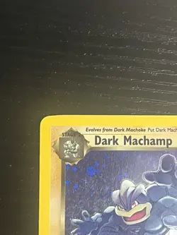 Pokemon TCG Dark Machamp 10/82 Team Rocket Holo Rare Vintage WOTC 1999 LP - Image 3