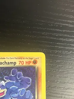 Pokemon TCG Dark Machamp 10/82 Team Rocket Holo Rare Vintage WOTC 1999 LP - Image 4