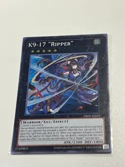 UNCENSORED ART Yugioh Asian English K9-17 "Ripper" DBJH-AE035 Super rare - Image 3