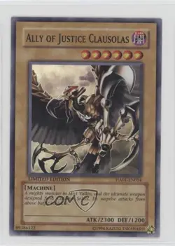 Ally of Justice Clausolas Limited Edition YuGiOh Hidden Arsenal 1 #HA01-EN014 - Image 1