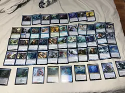 MTG MERFOLK/OCEAN Magic the gathering Themed Card Lot+ Adjacent / Bonuses! - Image 1