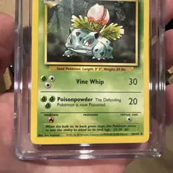 CGC 9.5 Ivysaur 30/102 Base Set Unlimited 1999 Pokemon Graded Card WOTC Mint 🔥 - Image 2