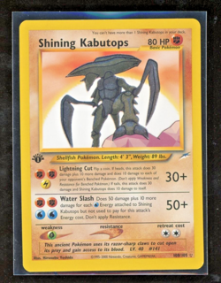 2002 Pokemon Neo Destiny 1ST EDITION Shining Kabutops 108/105 Holo Foil SHINY - Image 1