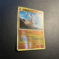 Hitmontop 5/123 HeartGold SoulSilver Pokemon Card Reverse Holo Lightly Played LP - Image 2