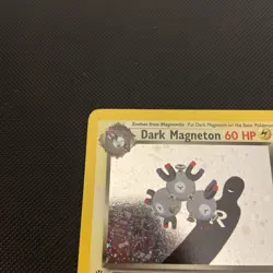 Dark Magneton 11/82 - Pokemon Team Rocket 1st Edition Holo Rare Card - LP - Image 2