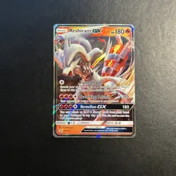 Reshiram GX SM137 Sun & Moon Pokemon Card Promo Rare Lightly Played LP + - Image 1