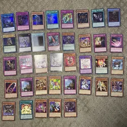 Yu-Gi-Oh! Card Lot Mixed Rarities Moderately Played Too Near Mint (Check Picks) - Image 1