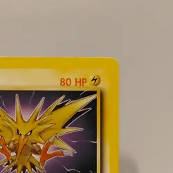 Zapdos 30/62 Rare Fossil Set Non Holo Pokemon Card WOTC Vintage TCG 1999 - Image 3