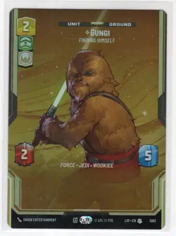 Star Wars Unlimited LotF Prestige Foil Card LOF1083 Gungi - Image 1