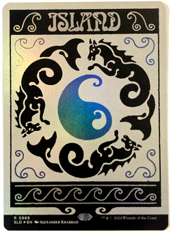 MTG Island (Rainbow Foil) Secret Lair 0889 NM - Image 1