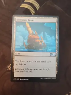 MTG Reliquary Tower Core Set 2019 Regular Card Condition NM - Image 1
