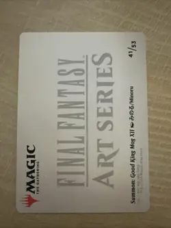 Summon: Good King Mog XII (Art Series) #41/53 Final Fantasy MTG Near Mint - Image 2