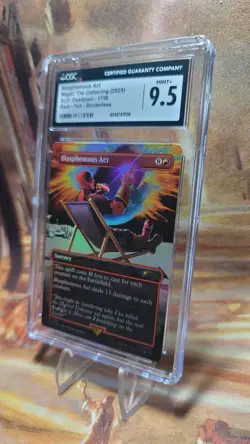 MTG Blasphemous Act #1756 🌈 Foil Secret Lair Drop Deadpool CGC 9.5 - Image 4