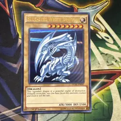 Yugioh! Blue-Eyes White Dragon DUSA-EN043 Ultra Rare 1st Edition NM - Image 1