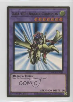 Gaia The Dragon Champion 1st Ed. YuGiOh Gold Series: Maximum #MAGO-EN025 04qn - Image 1