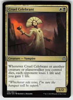 Cruel Celebrant U War of the Spark 188 MTG - Image 1
