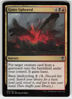 Grave Upheaval U Commander 2016 31 MTG - Image 1