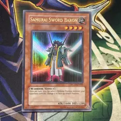 Yugioh! Samurai Sword Baron WC10-EN001 Ultra Rare NM - Image 1