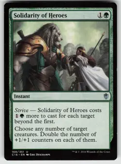 Solidarity of Heroes U Commander 2016 168 MTG - Image 1
