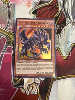 Yugioh! Red-Eyes Toon Dragon SHVI-EN036 Super Rare 1st Edition NM - Image 1