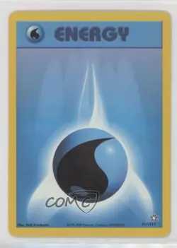 Water Energy Pokemon Neo Genesis #111 2000 - Image 1