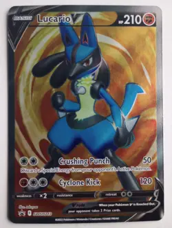 Lucario V Full Art SWSH213 | Sword & Shield Black Star Promo | Pokemon TCG | NM - Image 1