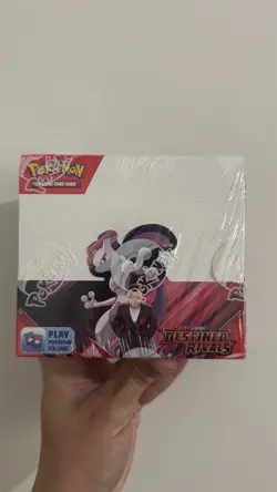 Pokemon TCG Scarlet & Violet Destined Rivals Booster Sealed Box 36 Packs In Hand - Image 1