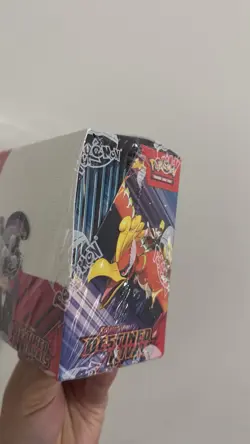 Pokemon TCG Scarlet & Violet Destined Rivals Booster Sealed Box 36 Packs In Hand - Image 3