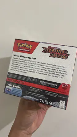 Pokemon TCG Scarlet & Violet Destined Rivals Booster Sealed Box 36 Packs In Hand - Image 4