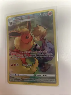 Pokemon Flareon #TG01/TG30 SWSH09: Brilliant Stars Trainer Gallery NM Free Ship - Image 1