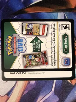 1x - Scarlet & Violet 151 - Pokemon TCG Online Code Card - Image 1