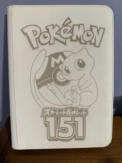 Japanese pokemon 151 master set binder (made to order) - Image 1