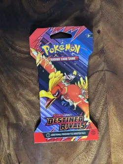 Pokemon SV10 Destined Rivals Sleeved Booster Pack | Ethan & Ho-Oh - Image 1