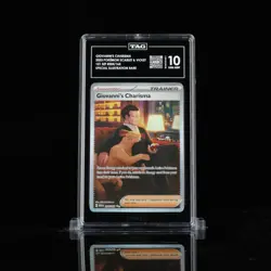 2023 Pokemon Special Illustration Rare 204/165 Giovanni's Charisma TAG 10 - Image 1