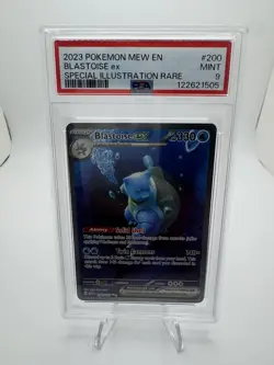 PSA 9 BLASTOISE EX 200 SPECIAL ILLUSTRATION RARE 151 SCARLET & VIOLET POKEMON - Image 1