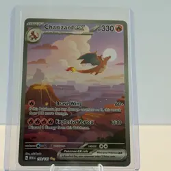 Pokemon TCG Charizard ex 199/165 Sv: Scarlet & Violet 151 Holo SIR Rare NM+ - Image 1