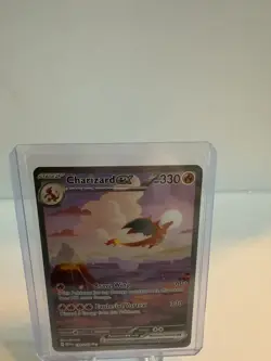 Pokemon TCG Charizard ex 199/165 Sv: Scarlet & Violet 151 Holo SIR Rare NM+ - Image 4