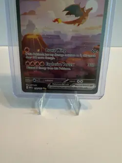 Pokemon TCG Charizard ex 199/165 Sv: Scarlet & Violet 151 Holo SIR Rare NM+ - Image 5