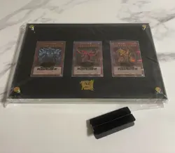 YuGiOh TCG 25th Anniversary Stainless Steel Egyptian God Cards Used JP - Image 2