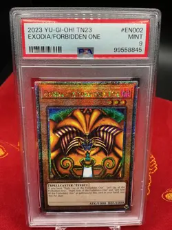 Exodia the Forbidden One TN23-EN002 Yugioh (Quarter Century Secret Rare) PSA 9 - Image 1
