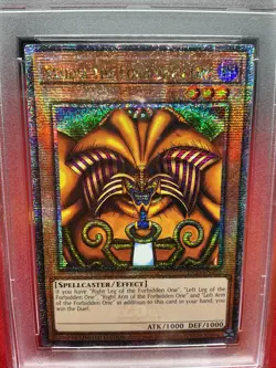 Exodia the Forbidden One TN23-EN002 Yugioh (Quarter Century Secret Rare) PSA 9 - Image 2